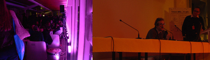 day 1 - the cafeteria and sergei sviatchenko at portofolio show